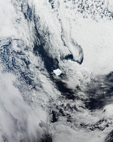 Earth from Space: World’s biggest iceberg