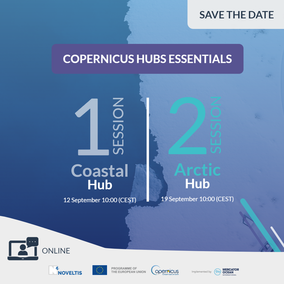 Copernicus Hubs Essentials – The Coastal and the Arctic hubs