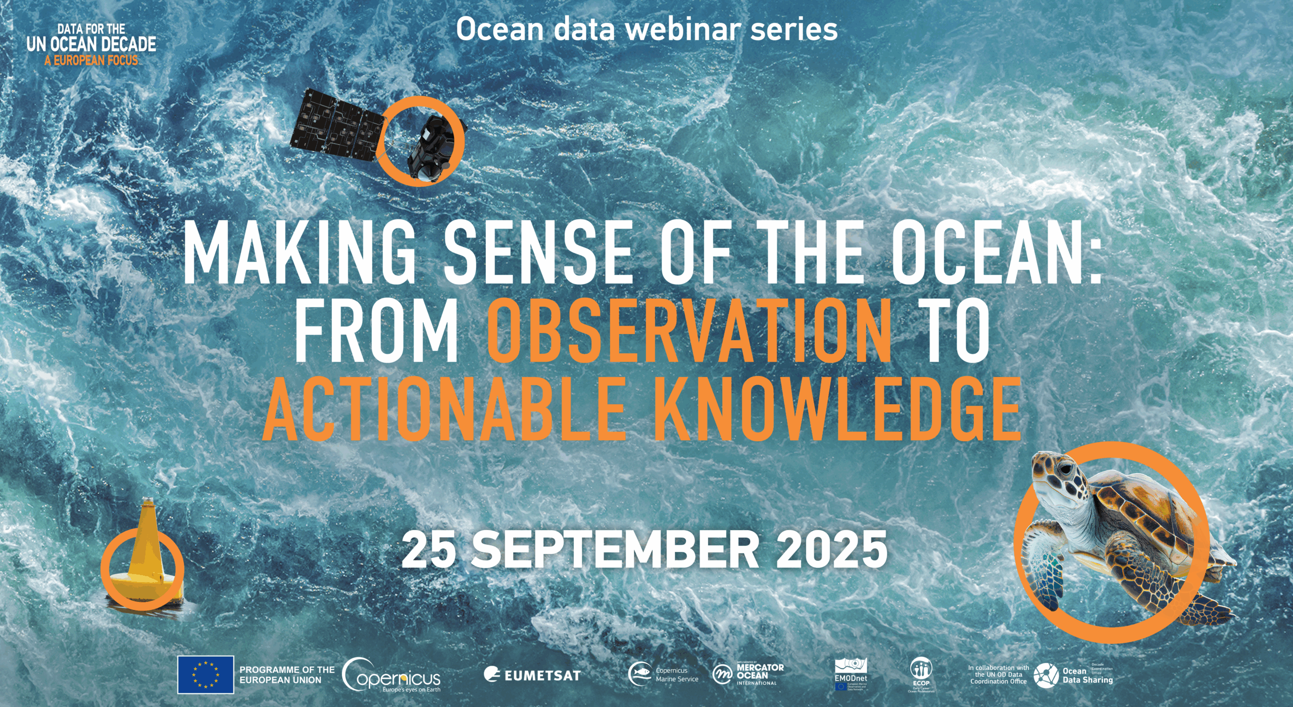 EU Ocean Decade Series – Webinar #4: “Making sense of the ocean: from observation to actionable knowledge”