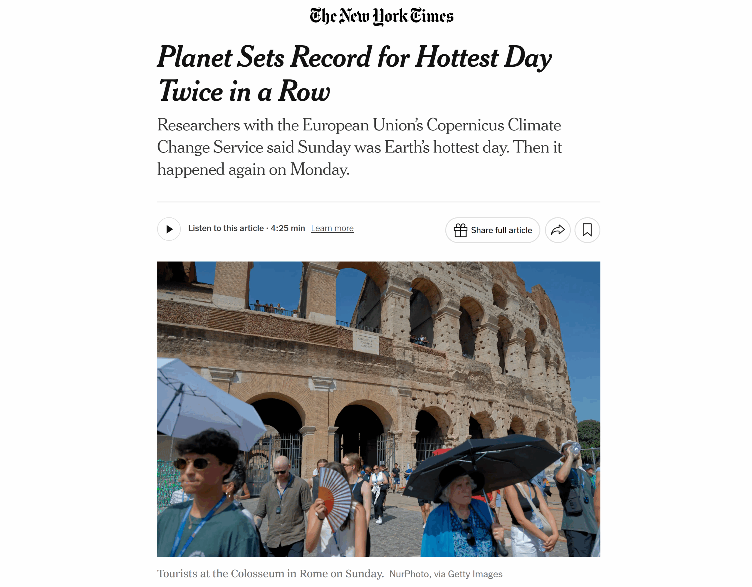 OBSERVER: How Copernicus supports news coverage