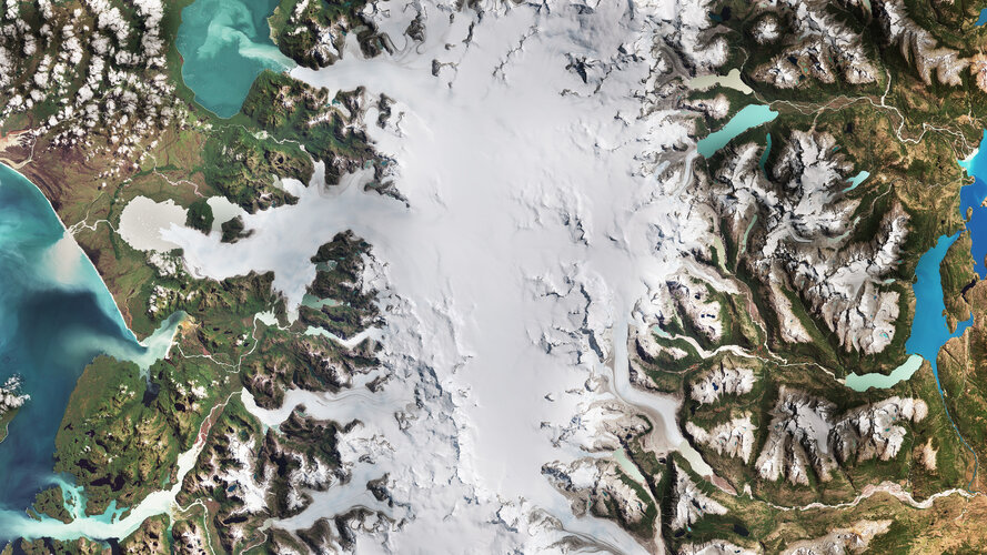 Earth from Space: Chilean glaciers