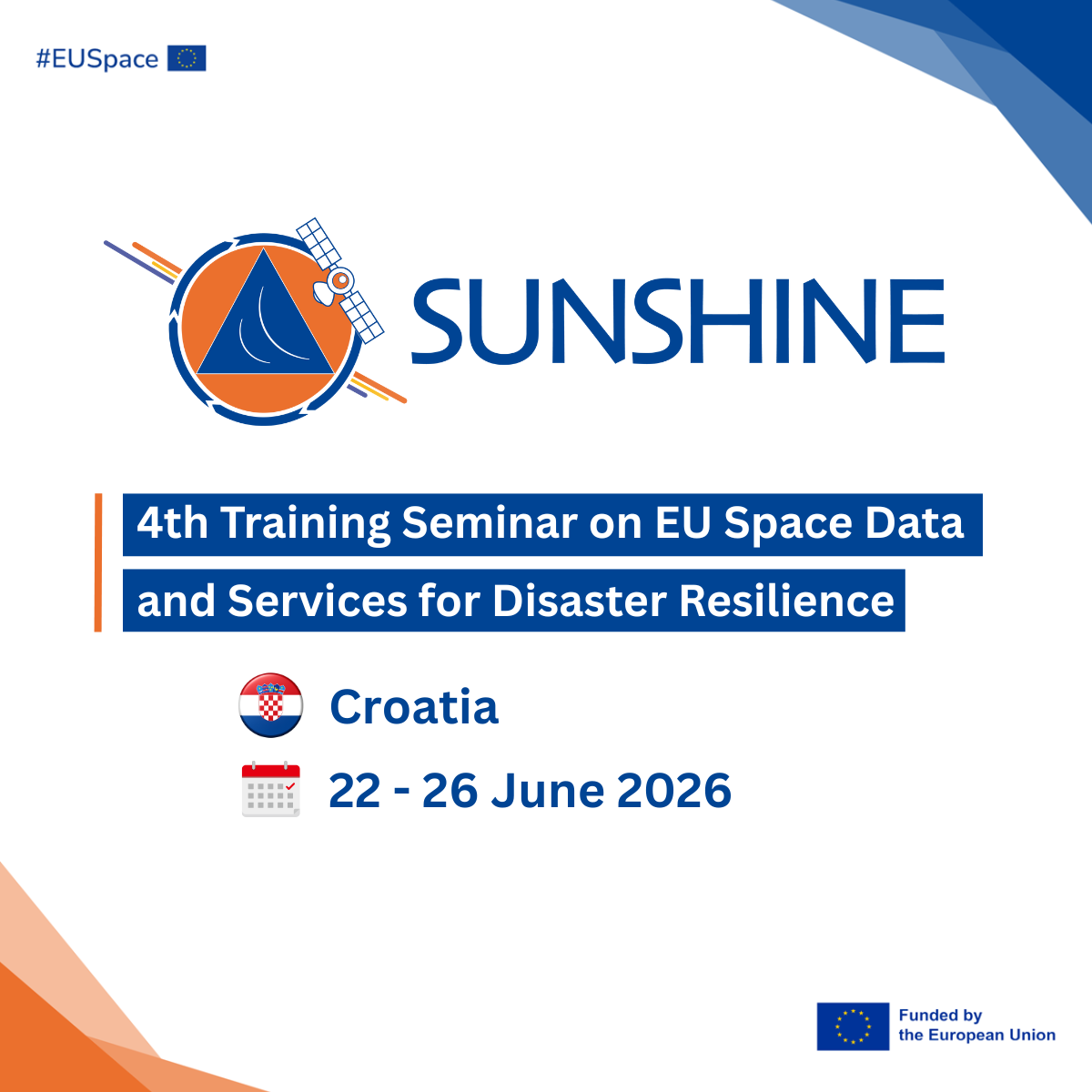 SUNSHINE 4th Training Seminar [applications open]