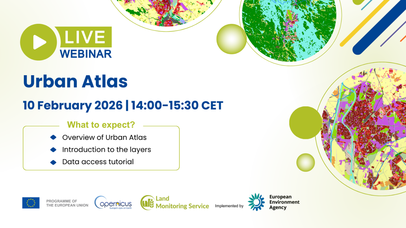 CLMS Webinar: Urban Atlas — Copernicus Land Monitoring Service