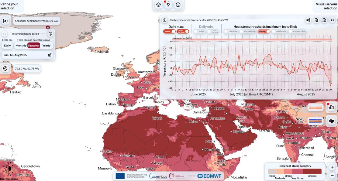 OBSERVER: Five Copernicus apps transforming climate and atmosphere insights