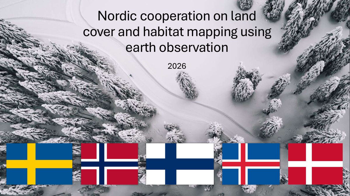 Nordic cooperation on land cover and habitat mapping using earth observation
